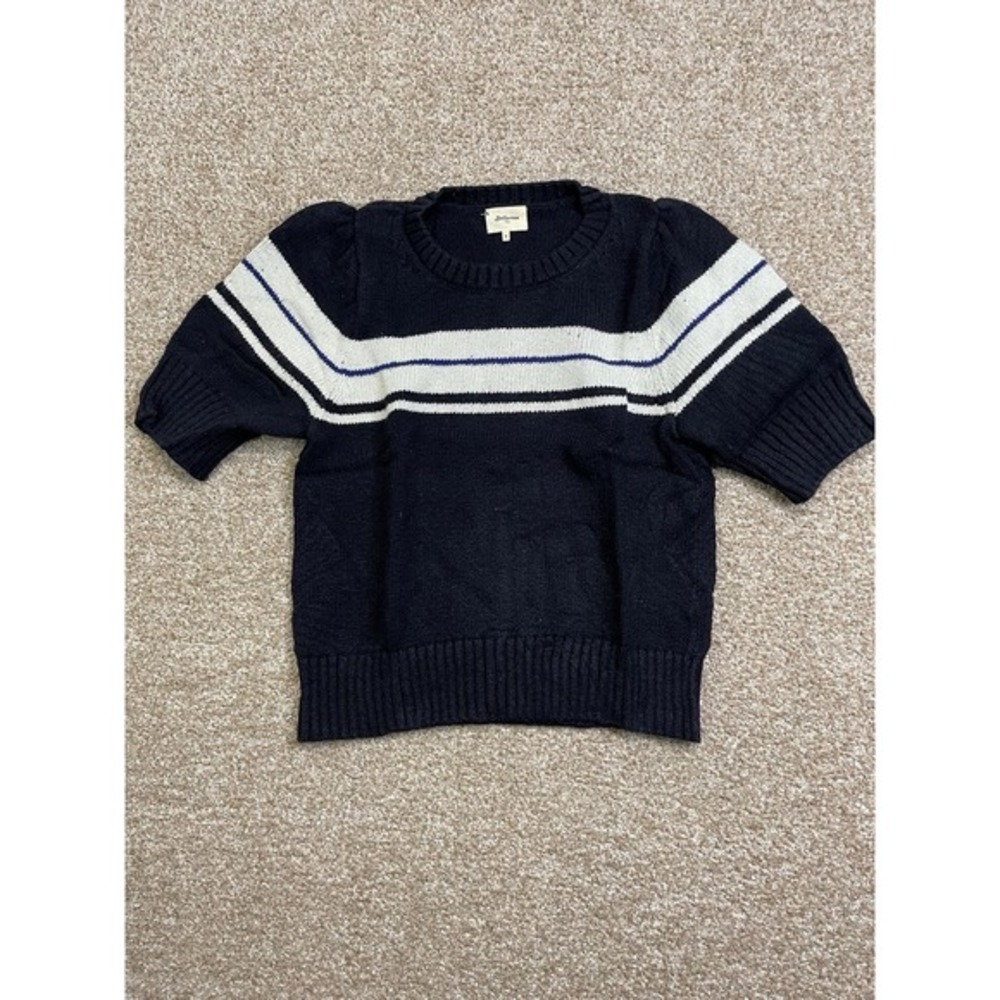 Italian Bellerose Kid Mohair‎ Boucle Knit Sweater Size 2 Blue